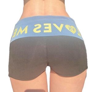 Vintage Victorias secret foldover “VS LOVES ME” shorts